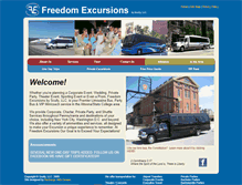 Tablet Screenshot of freedomexcursionsbyscully.com